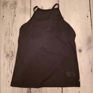 GAP Fit High Neck T-strap Racerback Mesh Tank Top with Support (L)